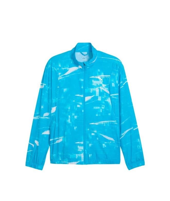 Chaqueta de Running Puma M Run Velocity Aop Speed Blue, Hombre