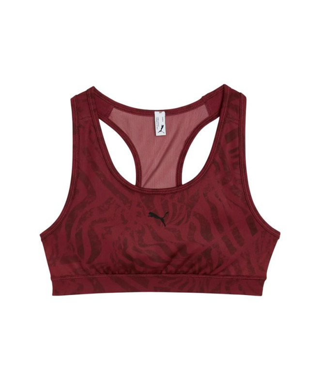 Soutien-gorge de sport Fitness Puma 4Keeps – Rembourré, Ruby Shimmer-A, Femme