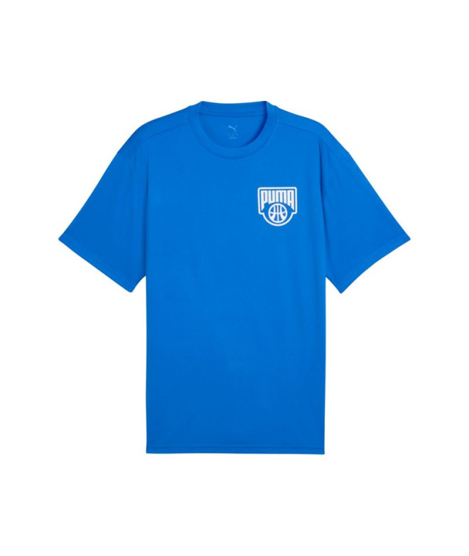 Camiseta de Baloncesto Puma Posterize Ii,Mountain Blue, Hombre