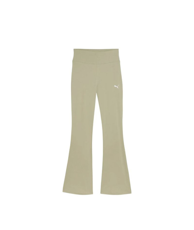 Mallas Puma Essentials High-Waist Flare,Lux Army, Mujer