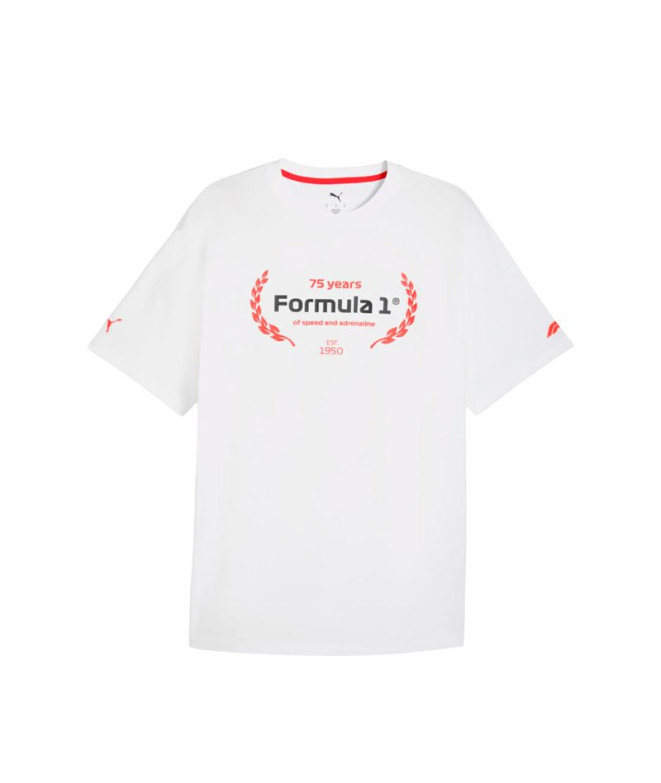 T-shirt Puma F1 Essentialsentials Graphi, Blanc, Homme