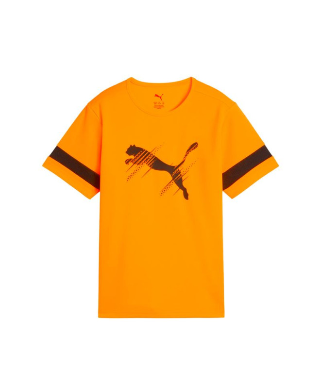 Camiseta de Fútbol Puma Attacanto Logo ,Heat Fire-Pu, Infantil