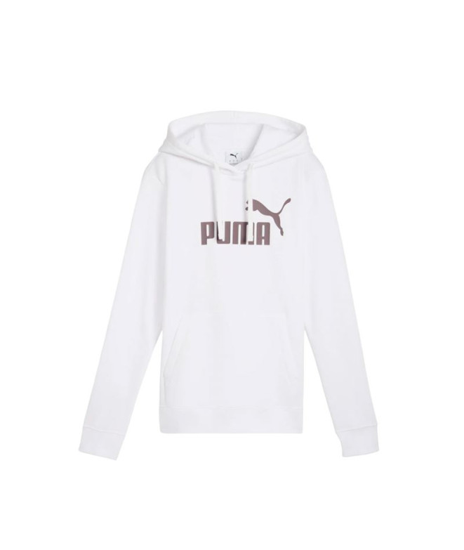 Moletom Puma Essentials No. 1 Logo de Branco Ra Mulher