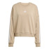Sweat adidas 3 Bandas Ft Swt Femme Beige/Blanc