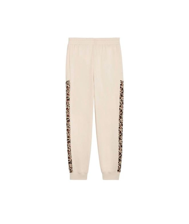 Calça Puma Essentials Graphic Animal C Mulher Bege