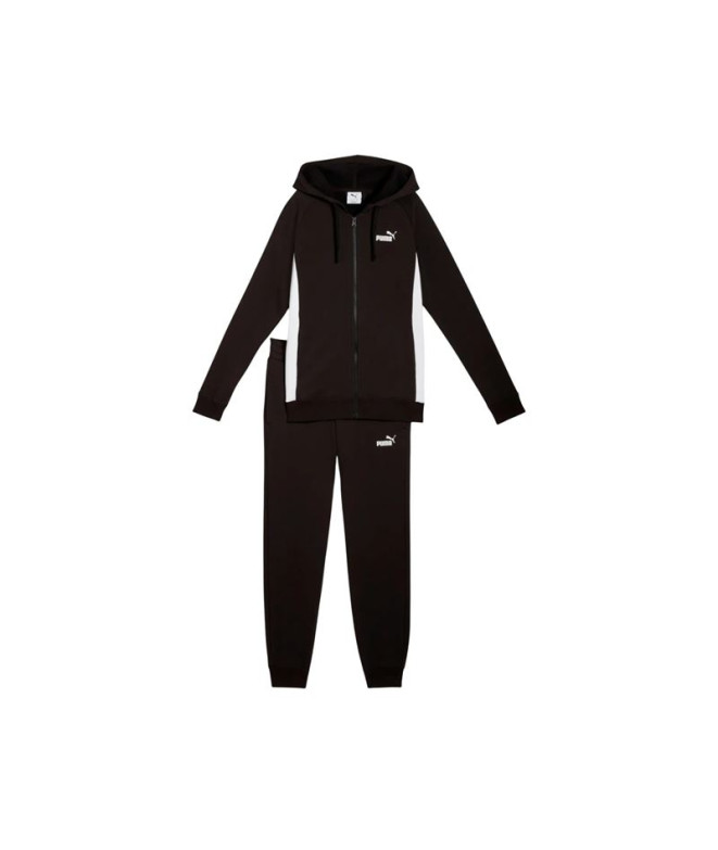 Survêtement Puma FullZip Hooded Swea Femme Noir