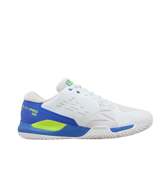 Sapatilhas de Tênis Wilson Rush Pro Ace Branco/Azul Homem