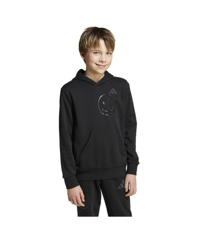 Moletom adidas Smi Hoodie Infantil Preto/Branco
