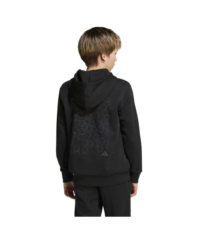 Moletom adidas Smi Hoodie Infantil Preto/Branco