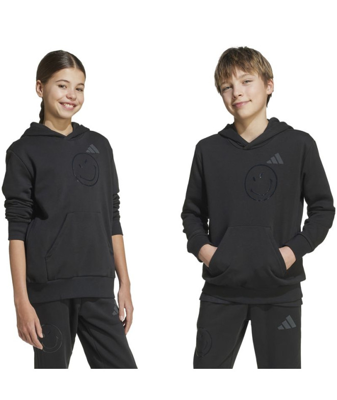 Moletom adidas Smi Hoodie Infantil Preto/Branco