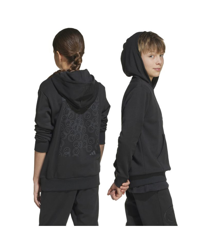 Moletom adidas Smi Hoodie Infantil Preto/Branco