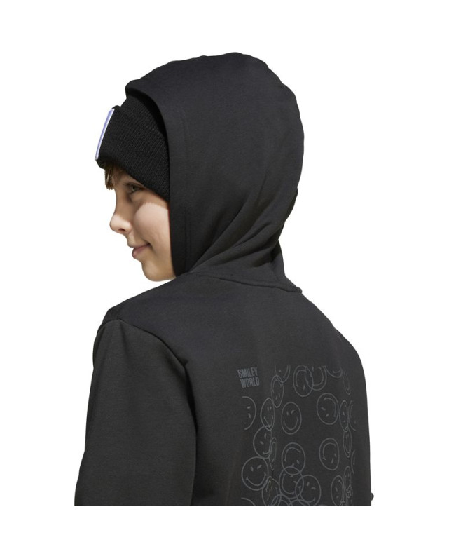 Moletom adidas Smi Hoodie Infantil Preto/Branco