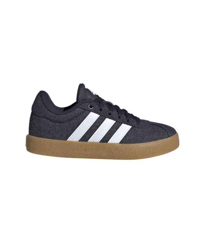 Sapatilhas adidas VL Court 3.0 Infantil Azul Escuro/Preto