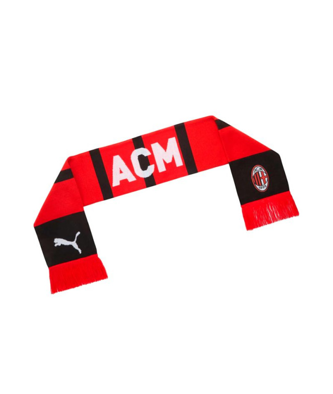 Écharpe de Football Puma AC. Milan Ess Scarf Rouge Homme