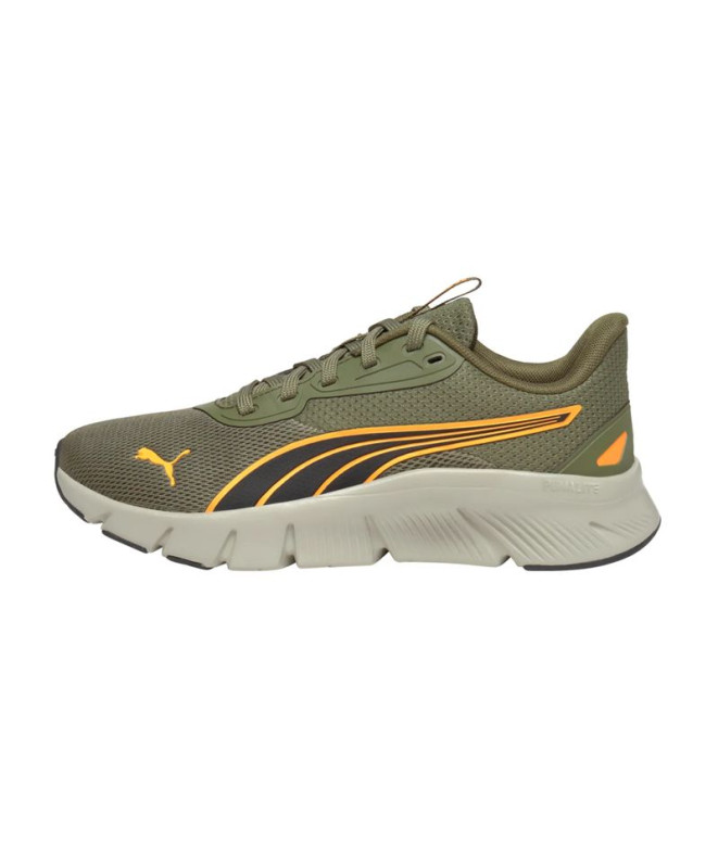 Zapatillas Puma Flexfocus Lite Moder Infantil Oliva Heat
