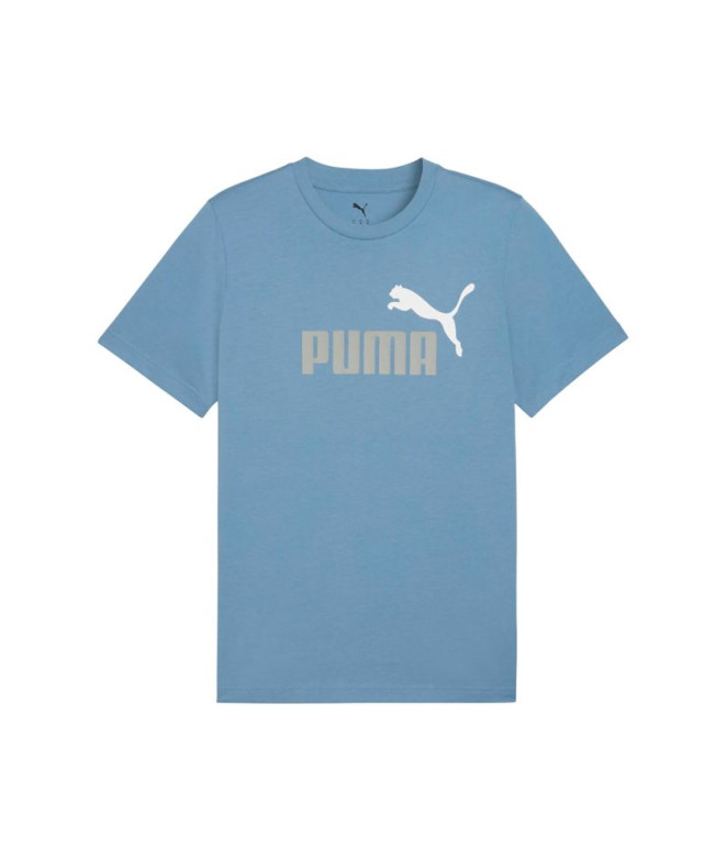 Camiseta Puma Essentials 2 Color No. 1 Lo Cool Azul Homem