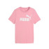 Camiseta Puma Essentials No 1 Logo Poised Rosa Menina