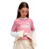 Camiseta Puma Essentials No 1 Logo Poised Rosa Menina
