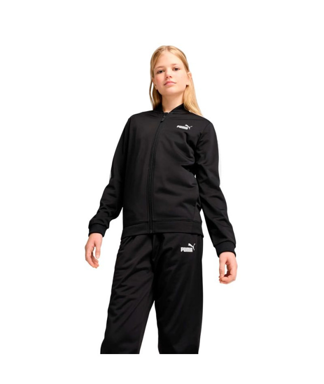 Chándal Puma Poly Baseball Suit G Negro Niña
