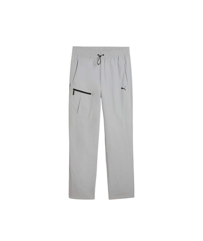 Pantalon Puma tech Woven Cargo Gris Echo Homme