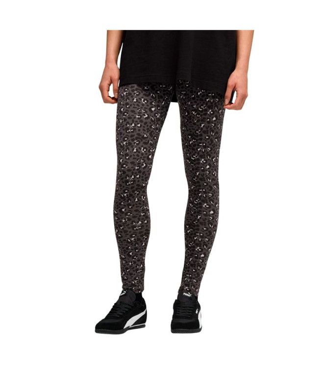 Mallas Puma Essentials Graphic Animal A Negro...