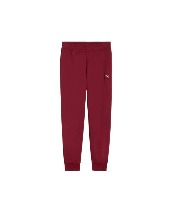 Pantalón Puma Essentials Elevated Sweatpa Granate Mujer