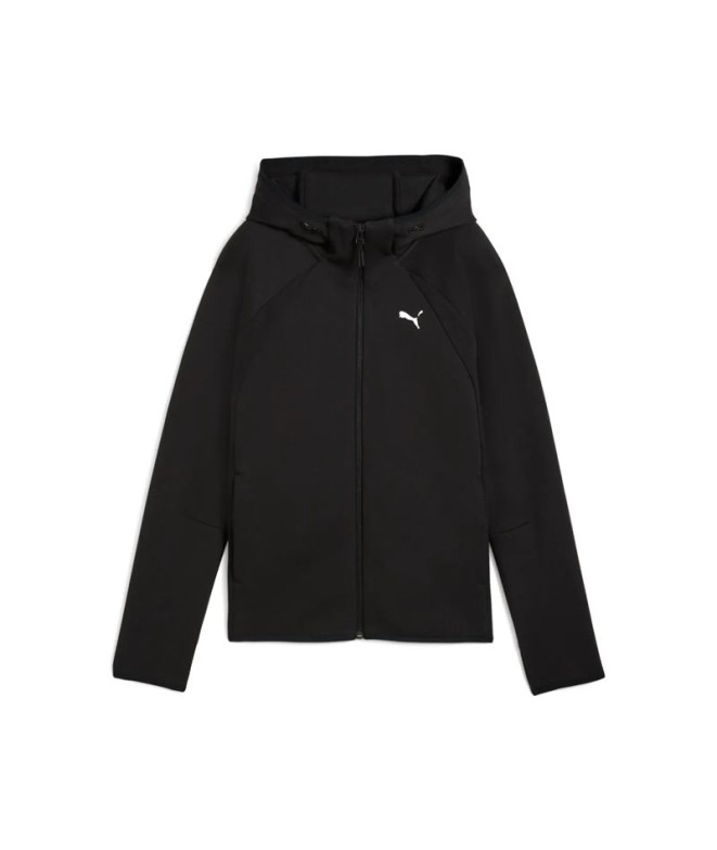 Casaco Puma Evostripe Full-Zip H Mulher Preto