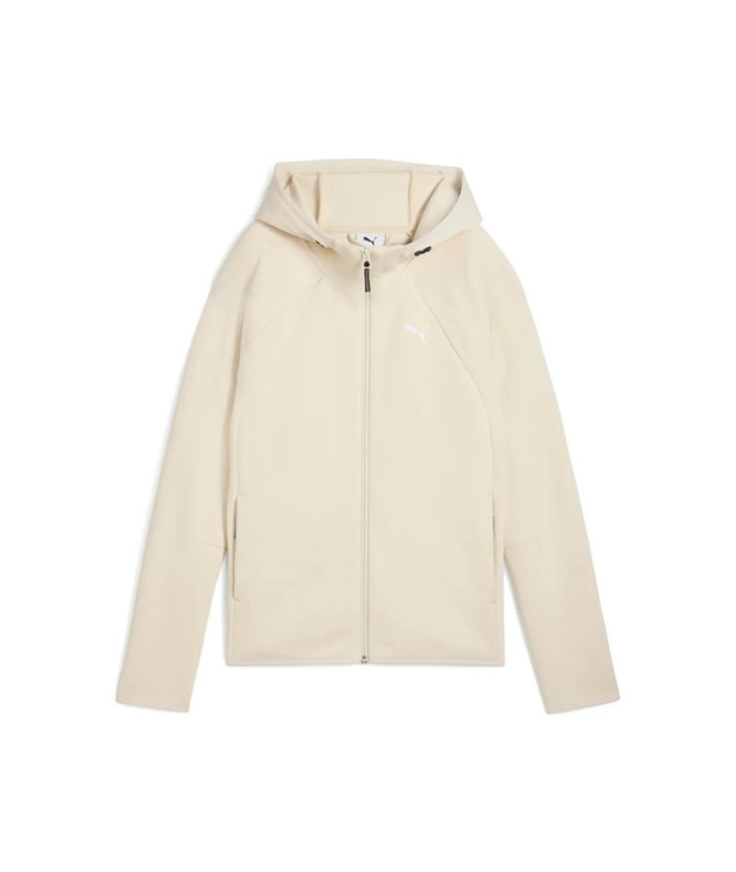 Casaco Puma Evostripe Full-Zip H Mulher Bege