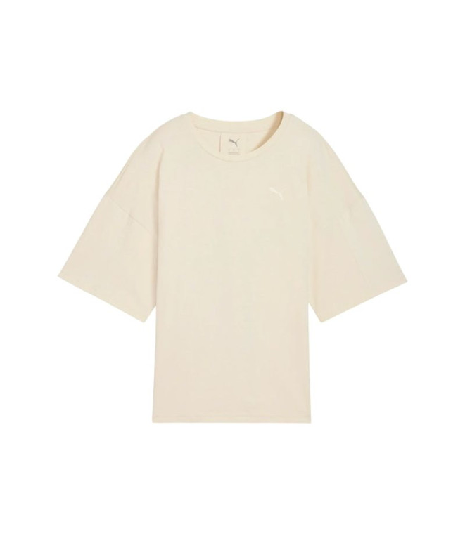 T-shirt Puma Her Oversized Beige Femme
