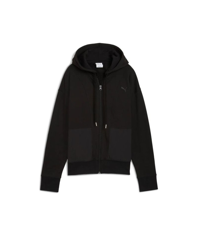 Casaco Puma Her Relaxed Full-Zip Mulher Preto