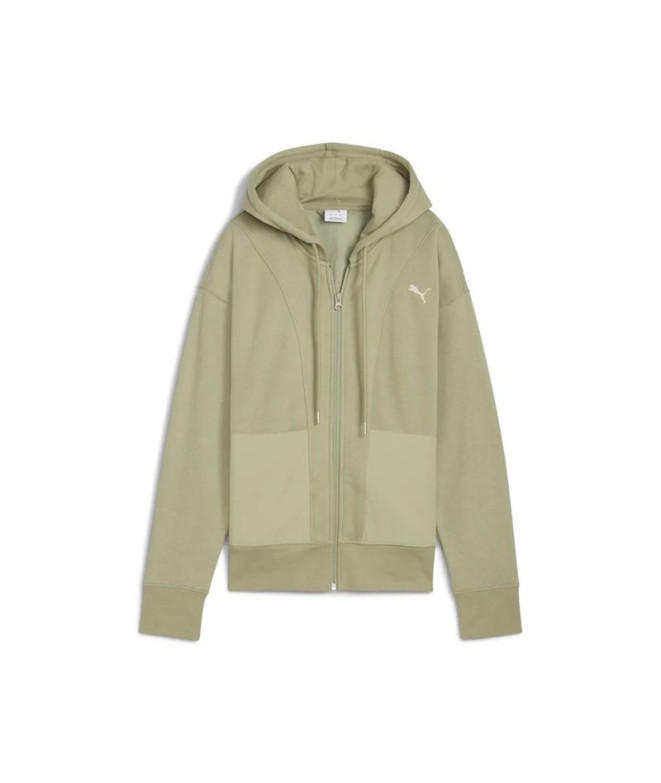 Casaco Puma Her Relaxed Full-Zip Mulher Lux Army