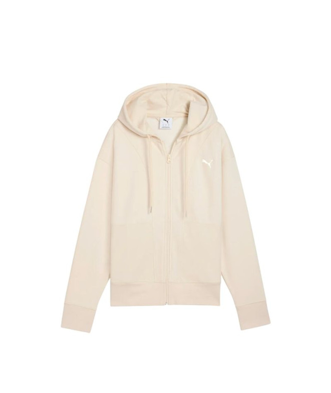 Casaco Puma Her Relaxed FullZip Bege Mulher