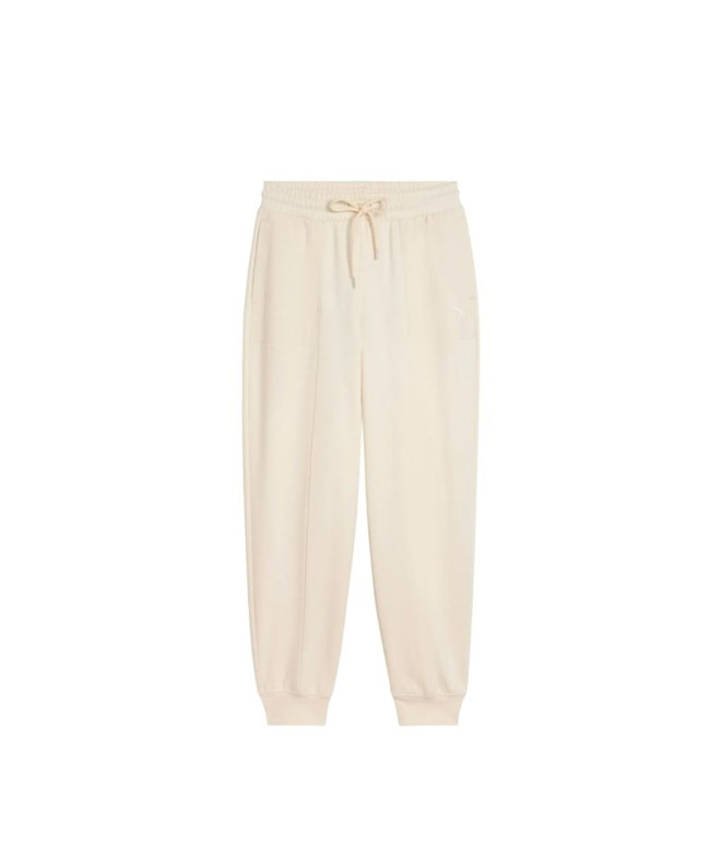Pantalón Puma Her Comfort HighWai Beige Mujer