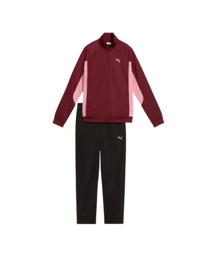 Chándal Puma Poly Suit Straight L Granate Mujer