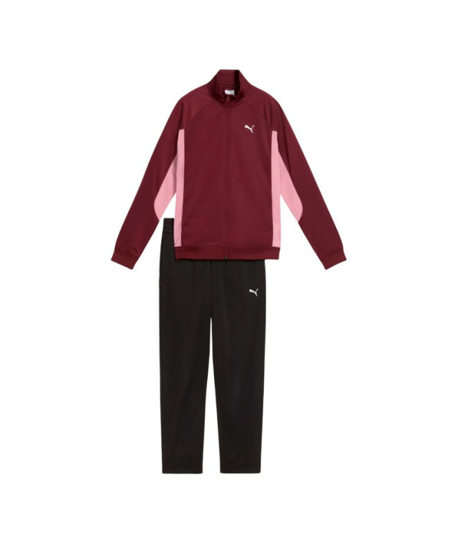Fato de treino Puma Poly Suit Straight L Granate Mulher