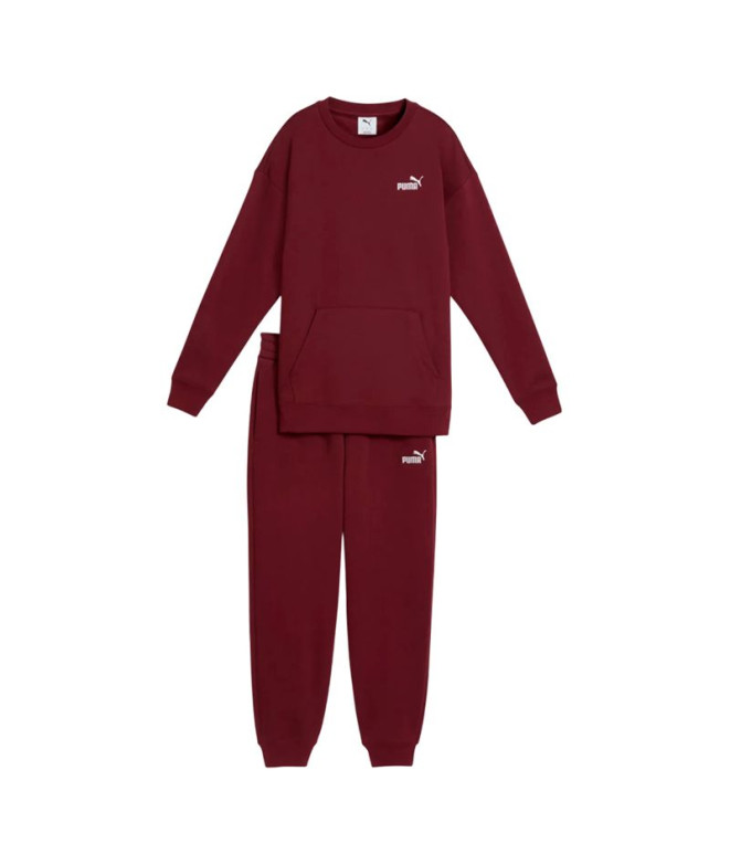 Survêtement Puma Sweat Suit Relaxed F Grenat Femme