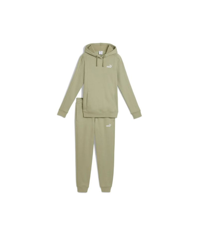 Fato de treino Puma ded Sweat Suit Fl Mulher Lux Army