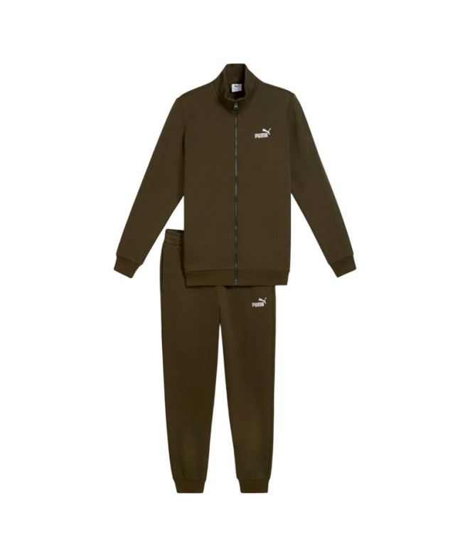 Survêtement Puma Essentials Sweat Suit Fl Dark Oliva Homme