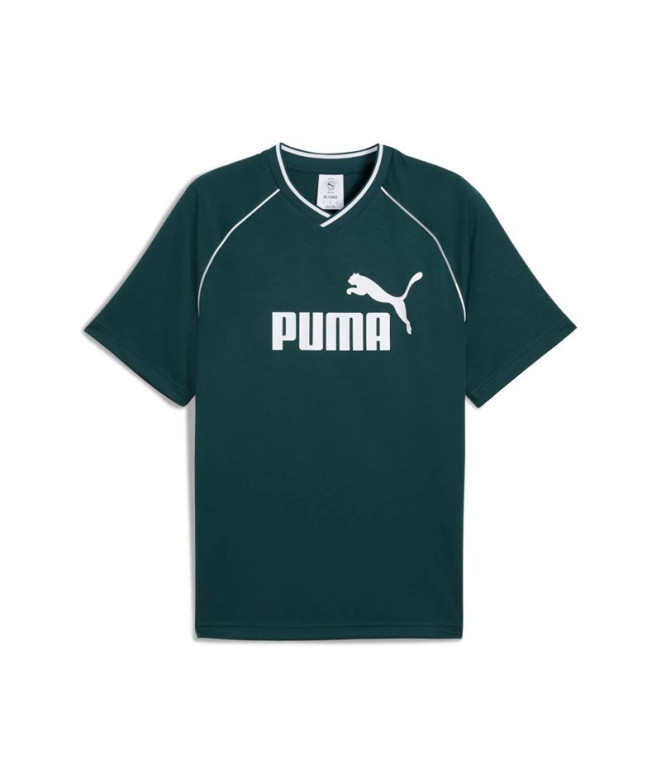 Camiseta Puma Essentials Football Hombre Verde Terrain
