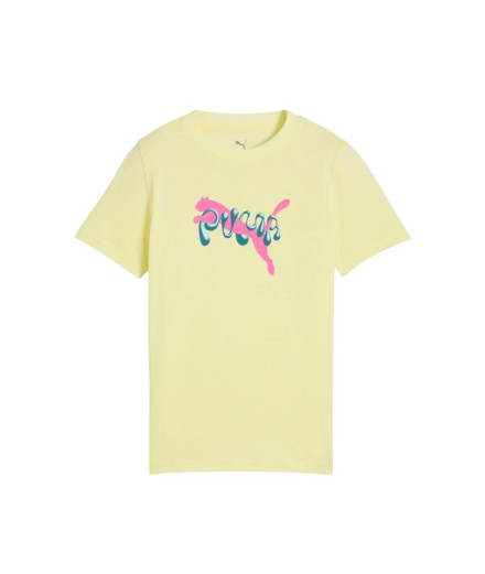 Camiseta Puma Tweenerverse Graphic Oro Moon Niña