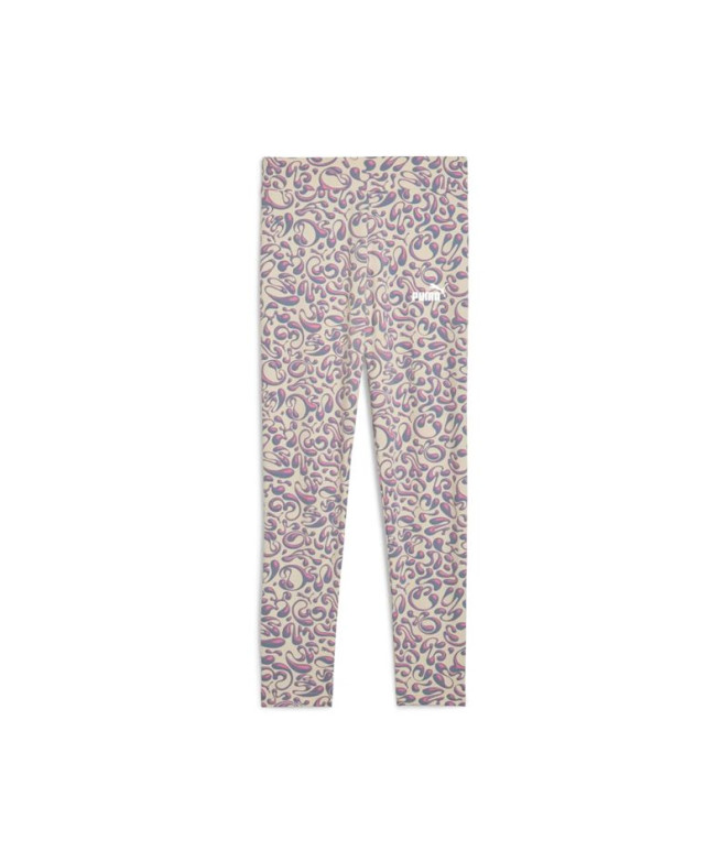 Sweat Puma Tweenerverse Aop Leg Fille Beige