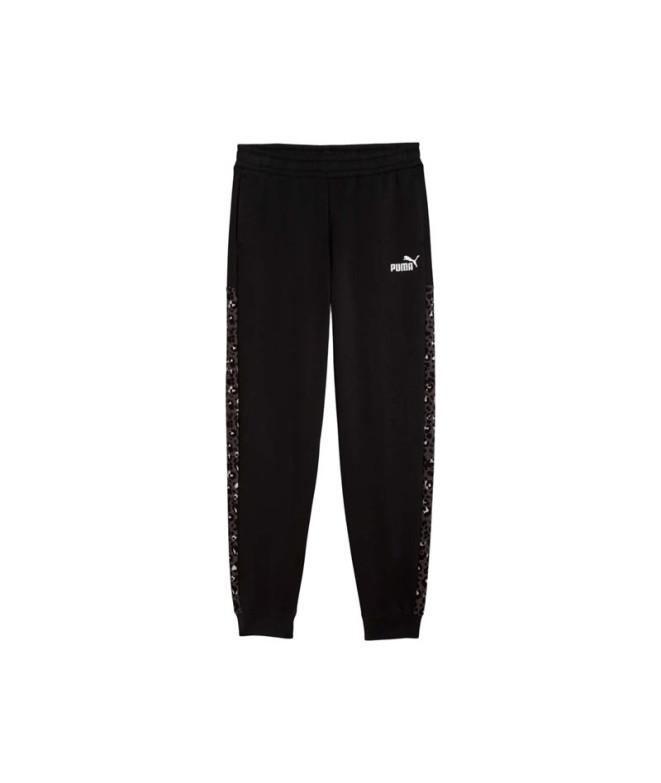 Pantalón Puma Essentials Graphic Animal H Negro Niña