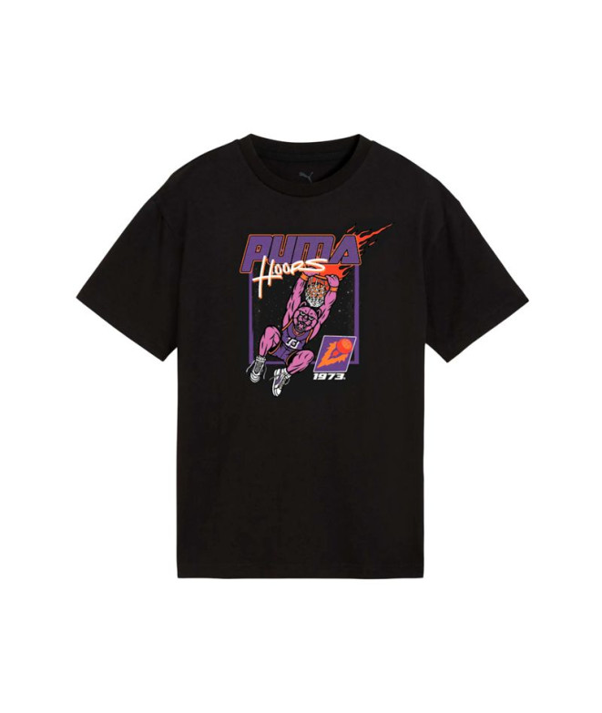 T-shirt Puma Basketball Hoopstell Noir