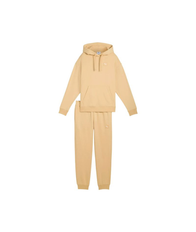Chándal Puma Loungewear Sweat Sui Pebble Path Mujer