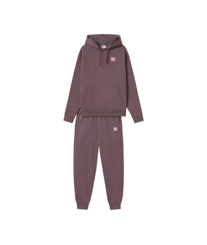 Chándal Puma Loungewear Sweat Sui Mujer Raisin