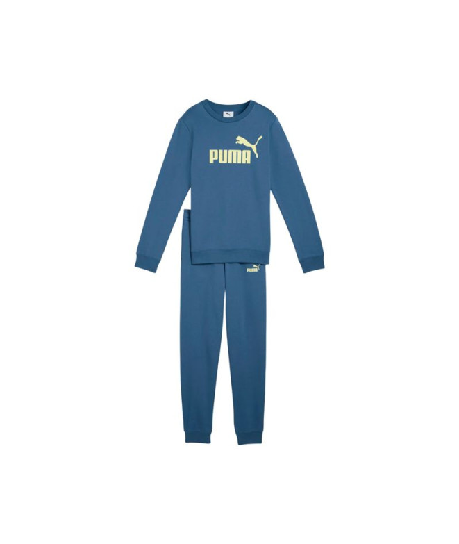 Chándal Puma Essentials No.1 Logo Crew S Dark Indigo Infantil