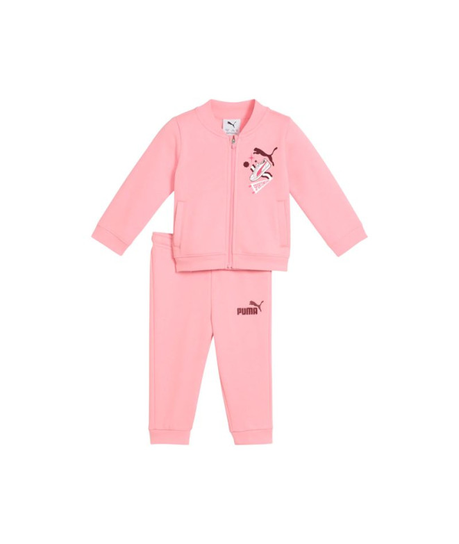 Survêtement Puma Minicats FullZip Se Rose Bébés