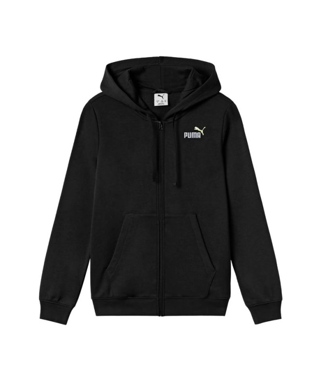 Sudadera Puma Essentials 2Col Fz die F NegroOro Hombre
