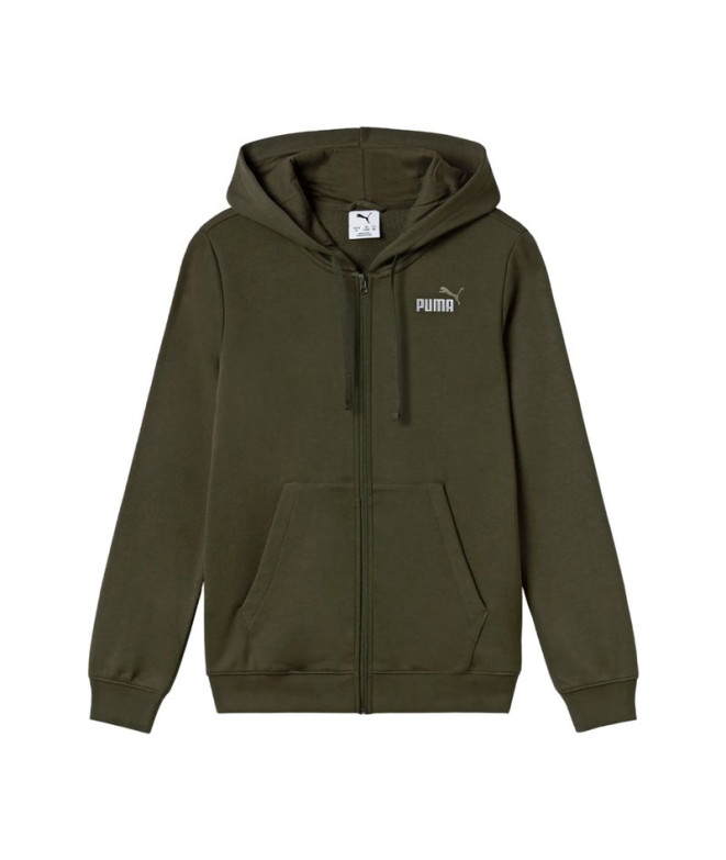 Sudadera Puma Essentials 2Col Fz die F Dark Olive Hombre
