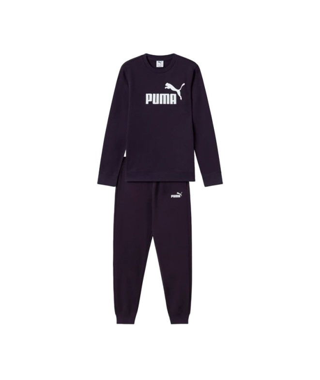Chándal Puma Essentials No1 Logo Suits New Azul Marino Infantil